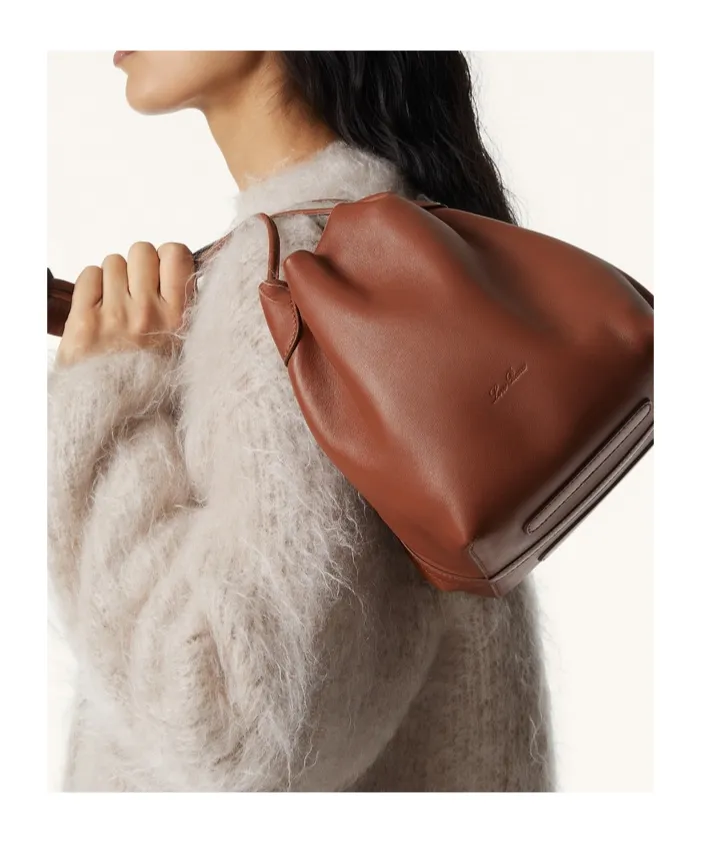 Leather Bucket Bag