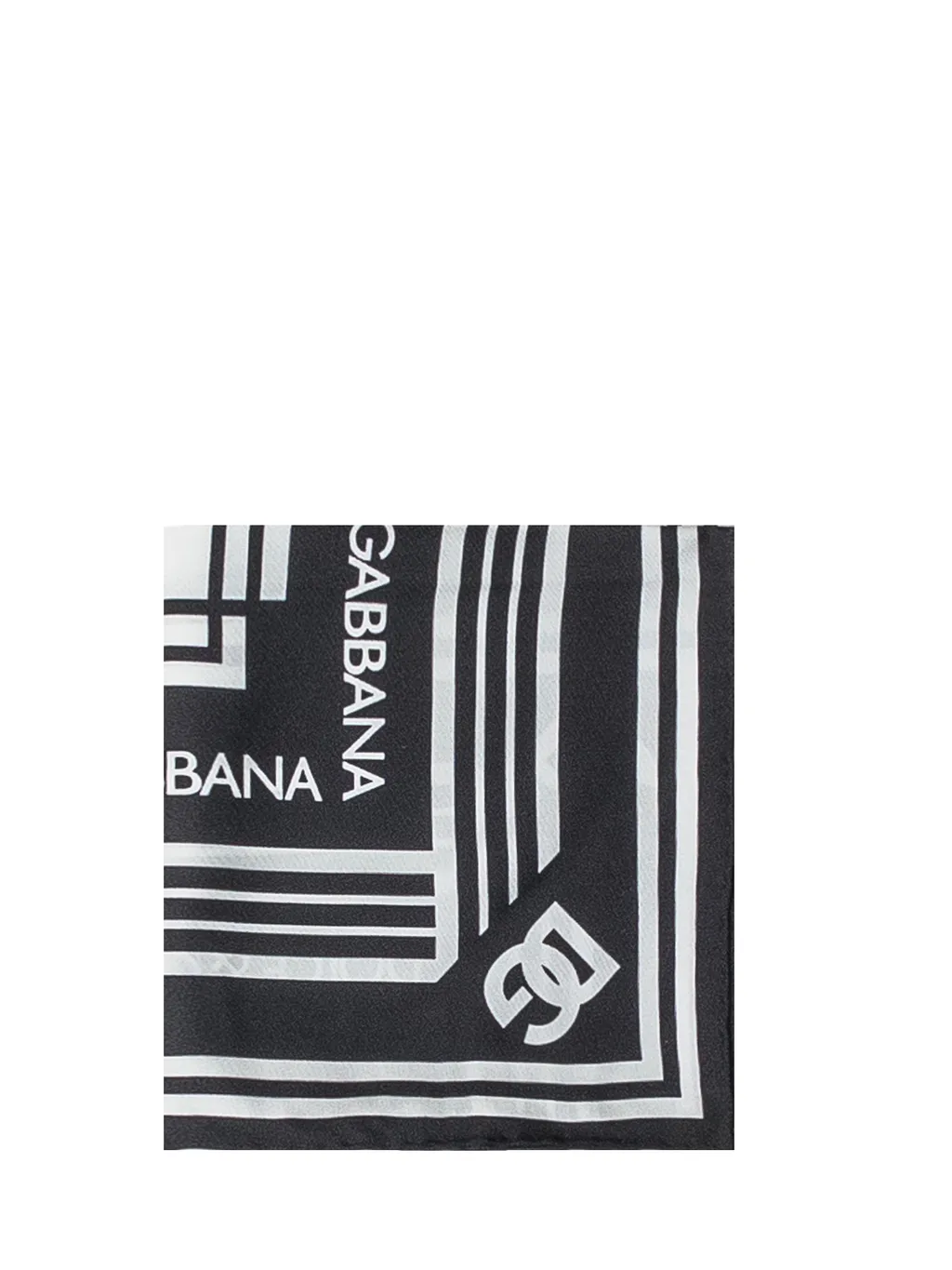 Dolce & Gabbana Logo Printed Twill Scarf