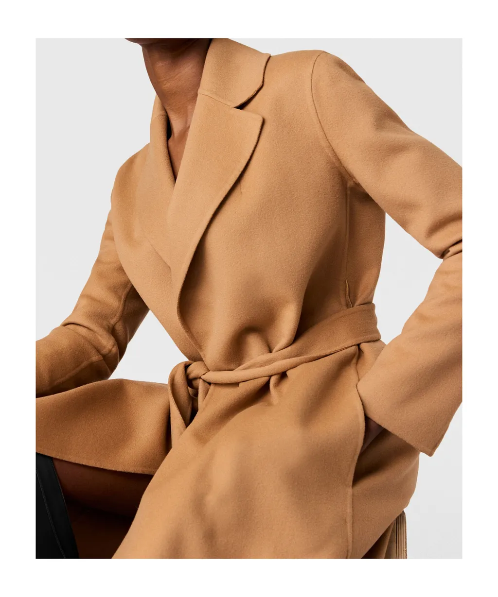 Double-Faced Belted Trench Coat