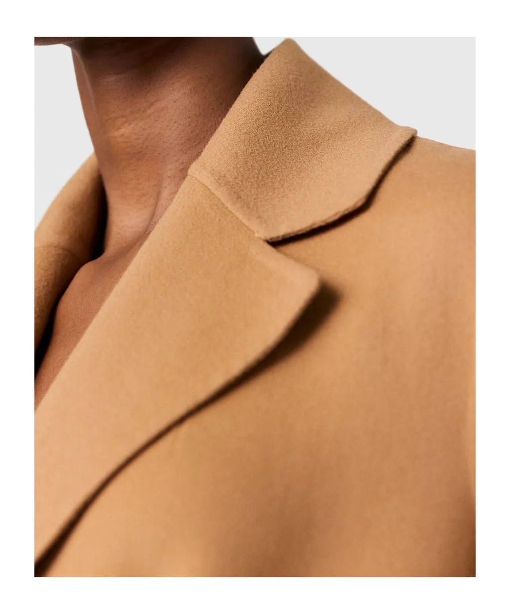 Double-Faced Belted Trench Coat