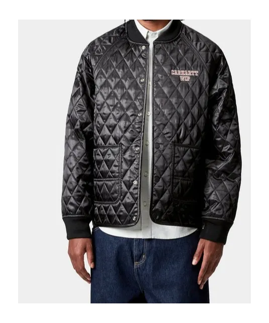 Quilted Satin Jacket