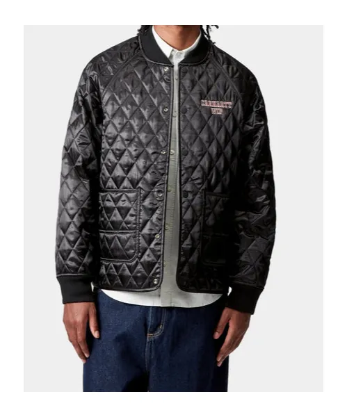 Quilted Satin Jacket