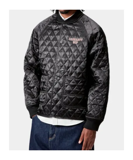 Quilted Satin Jacket