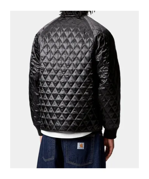 Quilted Satin Jacket