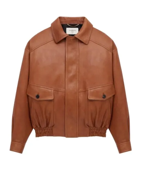 Saint Laurent Zip-Up Bomber Jacket