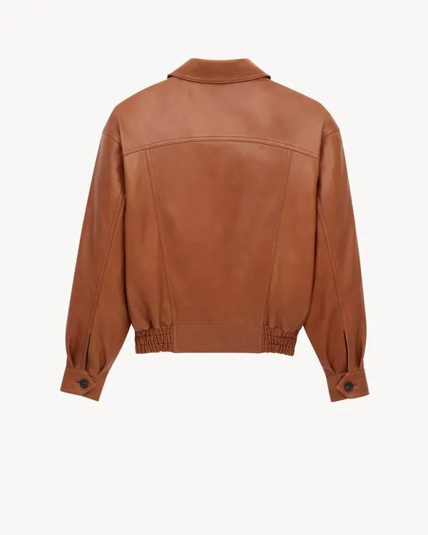 Saint Laurent Zip-Up Bomber Jacket