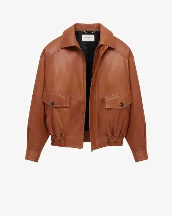 Saint Laurent Zip-Up Bomber Jacket
