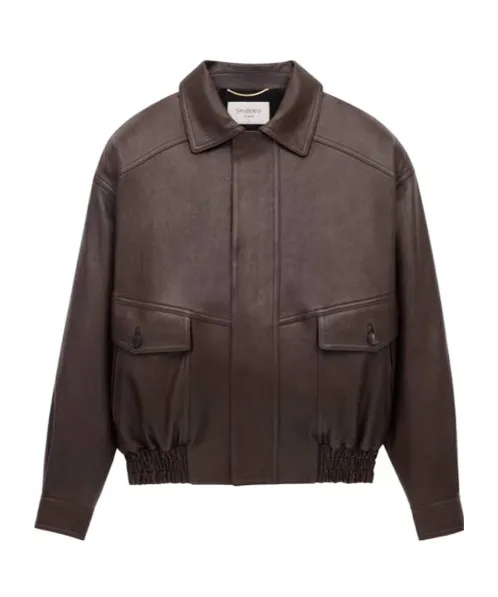 Saint Laurent Zip-Up Bomber Jacket