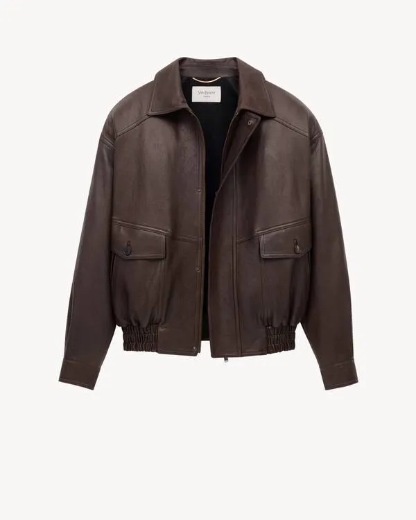 Saint Laurent Zip-Up Bomber Jacket