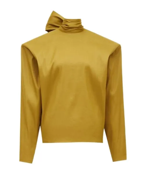 Bow Tie Organza Top