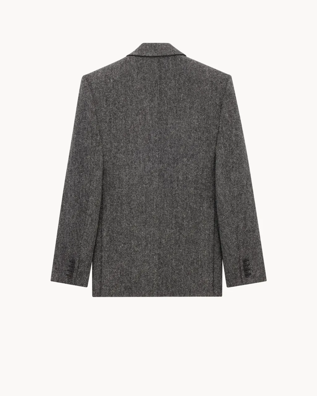 Saint Laurent Single-Breasted Long-Sleeved Jacket