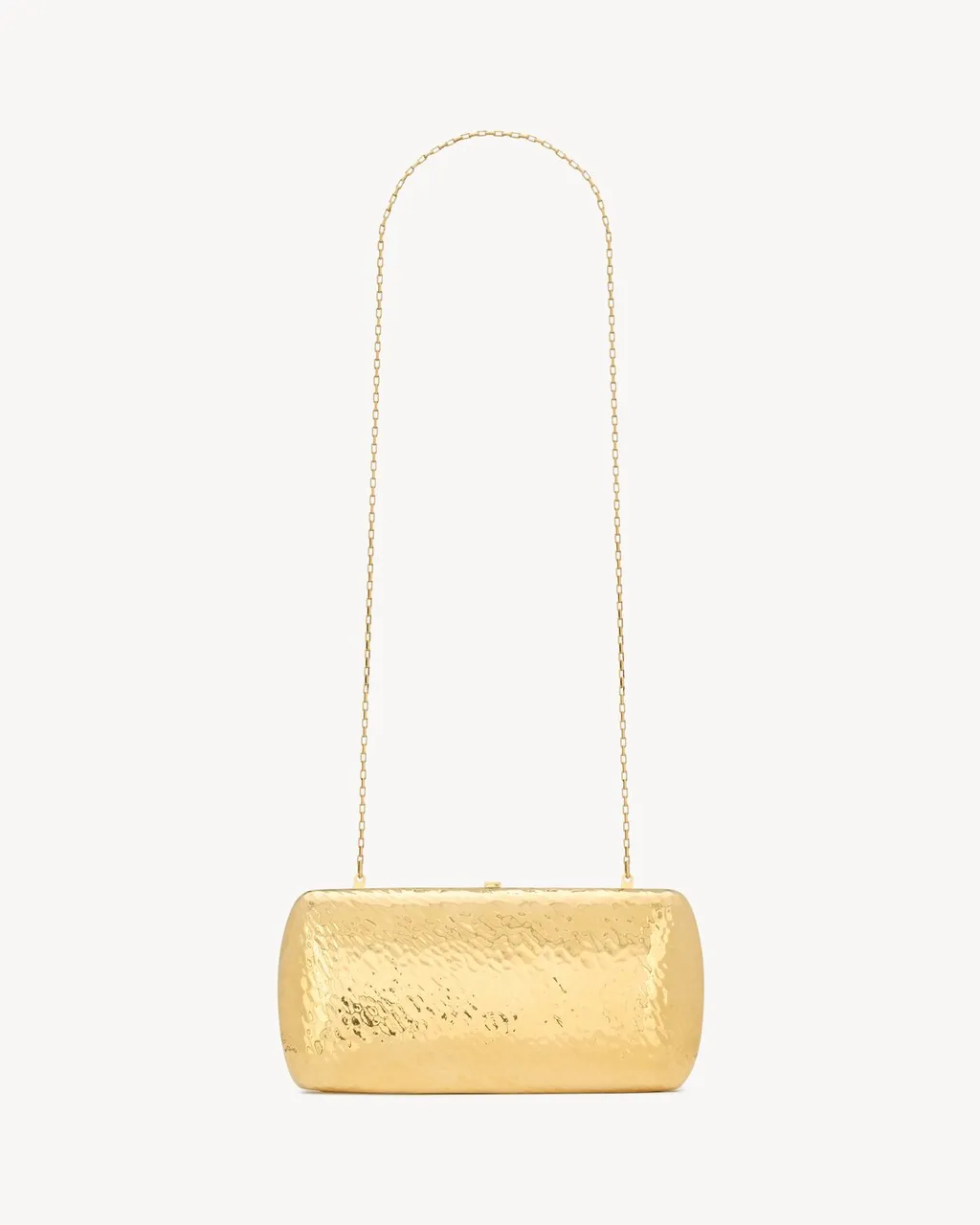 Saint Laurent Evening Logo Plaque Clutch Bag