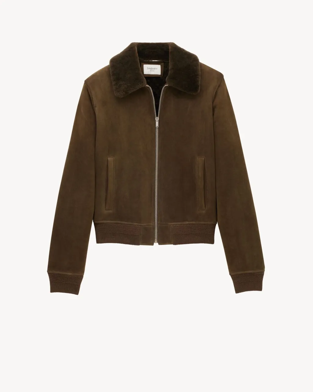 Saint Laurent Zip-Up Bomber Jacket