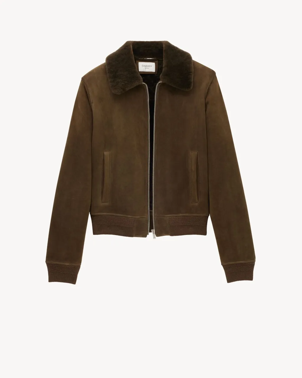 Saint Laurent Zip-Up Bomber Jacket