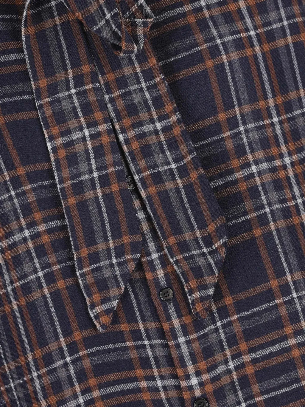 Saint Laurent Cassandre Tartan Button-Up Shirt