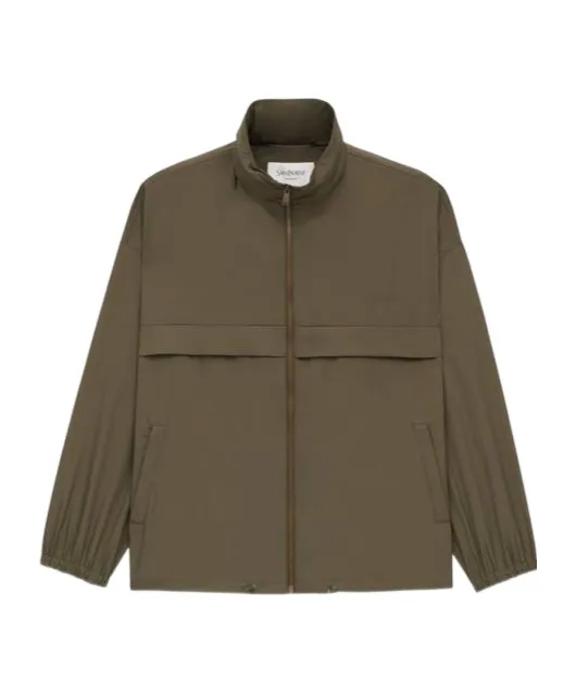 Saint Laurent Zip-Up High Neck Jacket