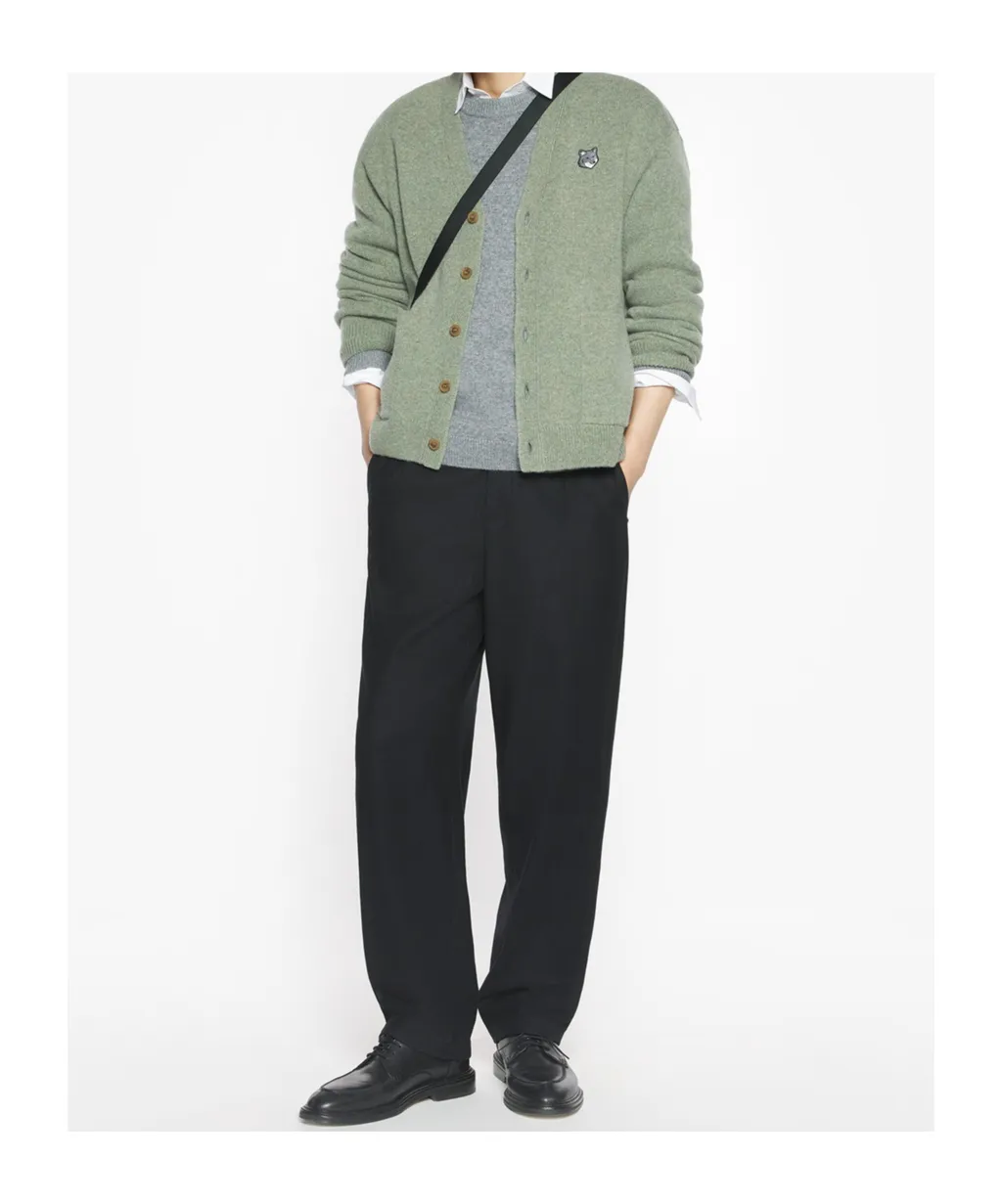 Maison Kitsuné Fox Head Cardigan