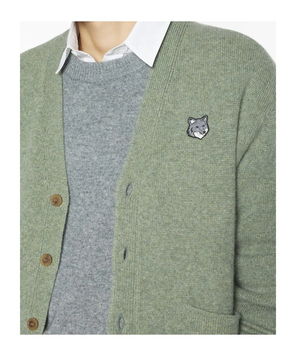 Maison Kitsuné Fox Head Cardigan