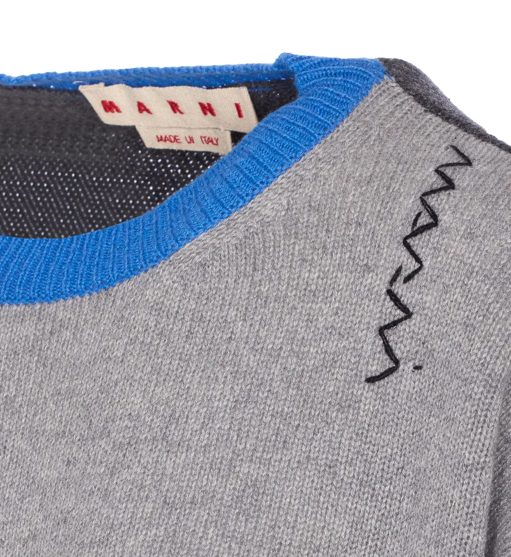 Marni Logo Embroidered Crewneck Jumper