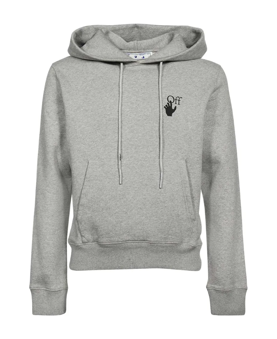 Arrows-Print Logo Drawstring Hoodie