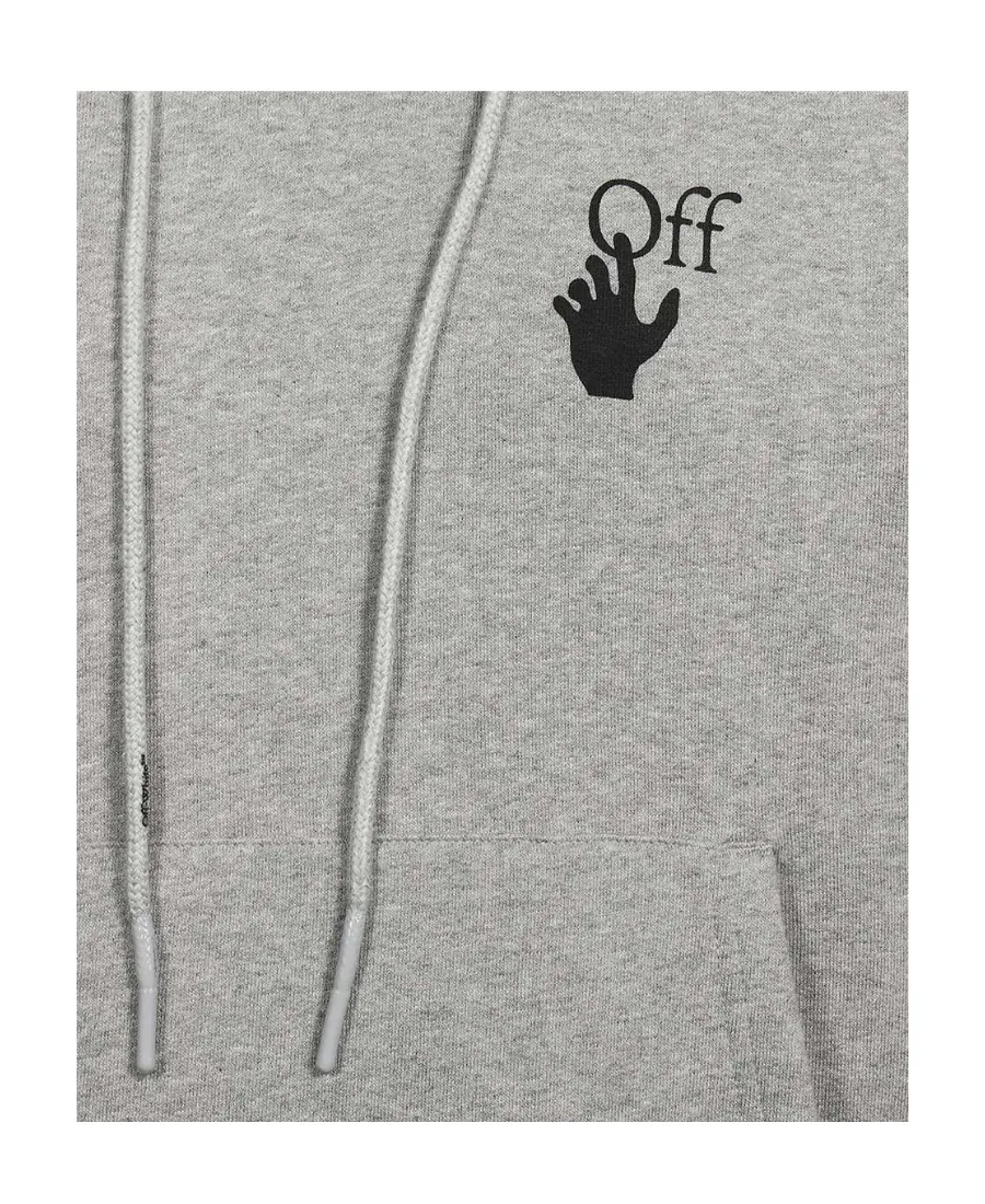 Arrows-Print Logo Drawstring Hoodie
