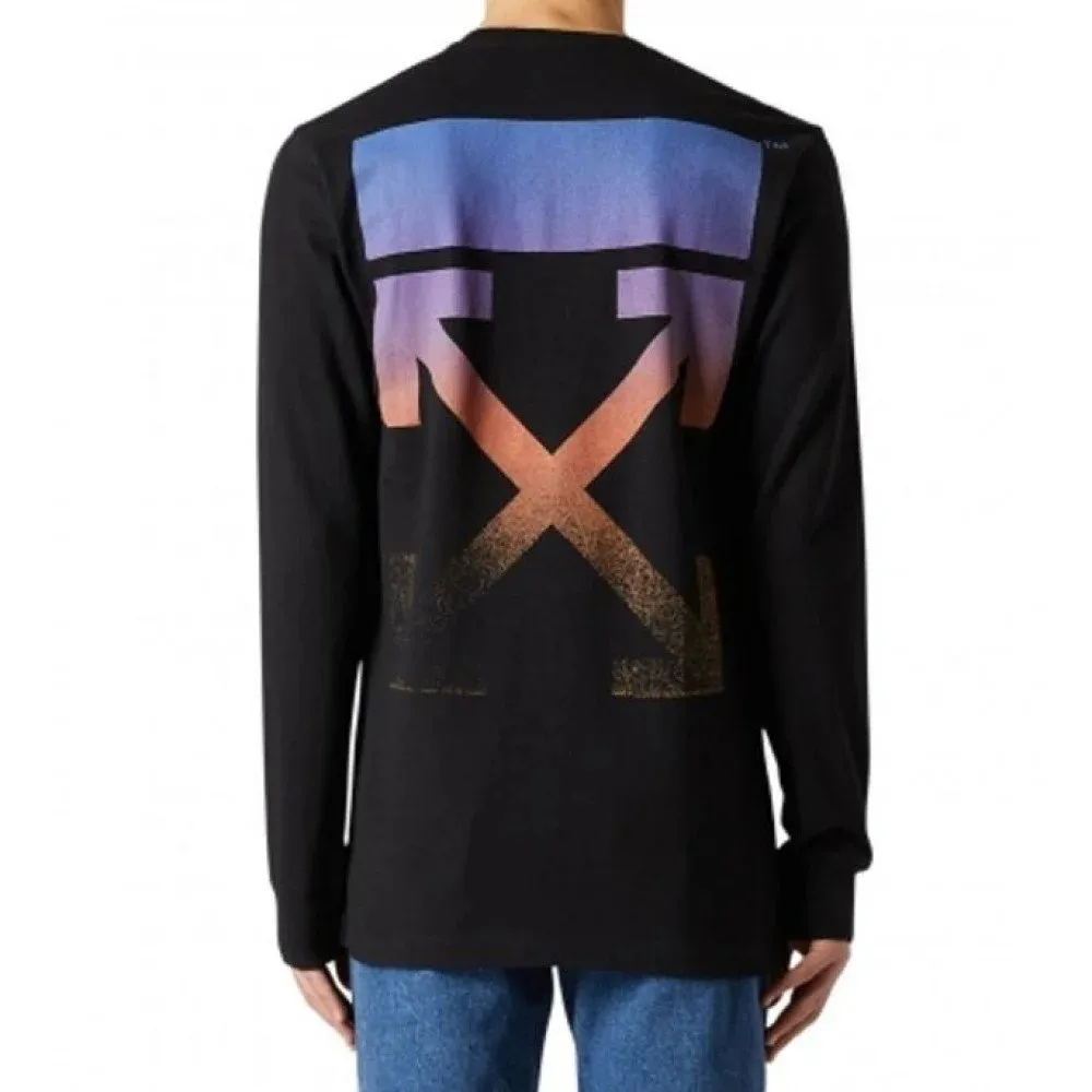 Degrade Arrow L/S Tee Black Multicolor