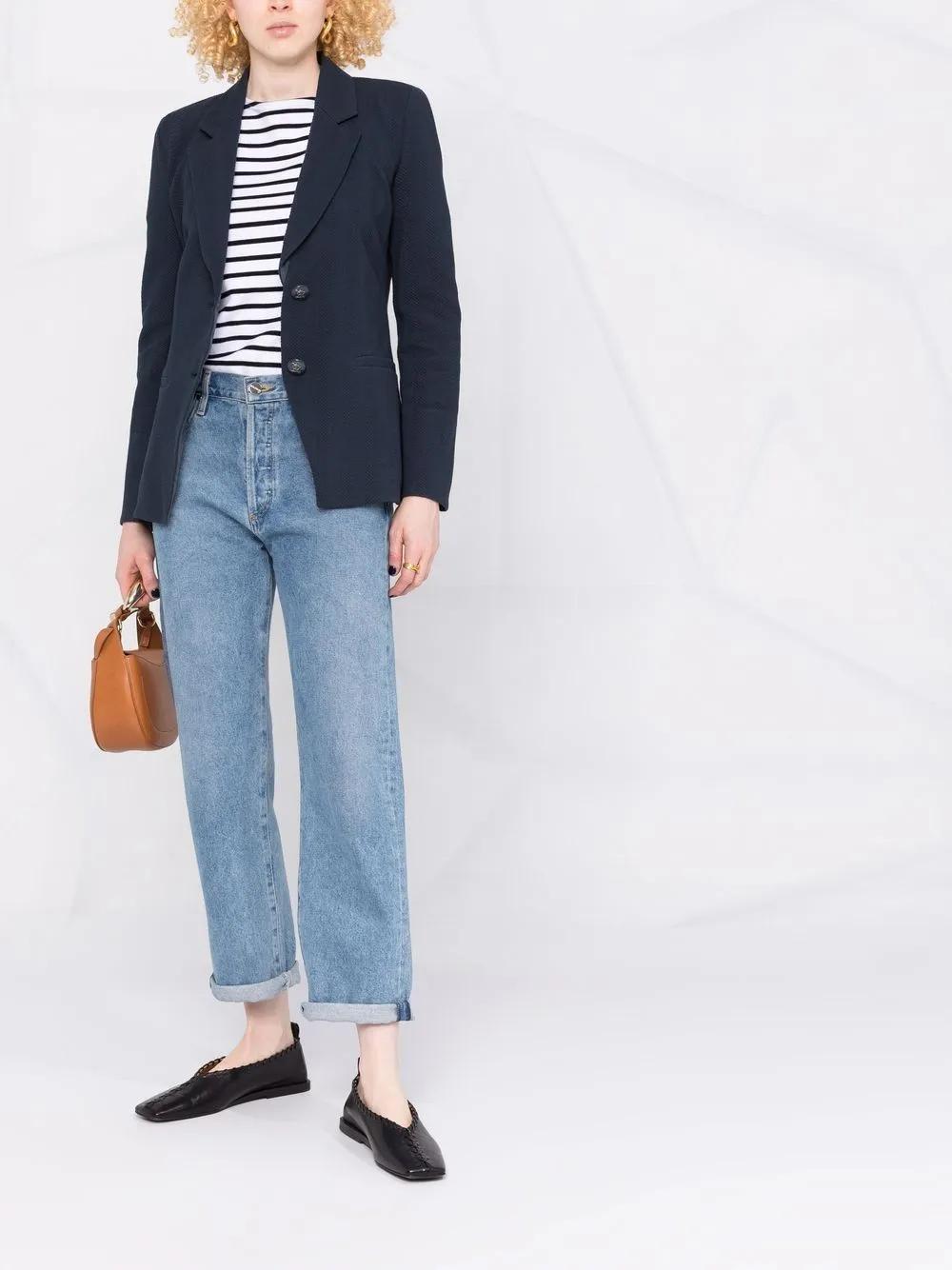 Single-Breasted Twill Jacket