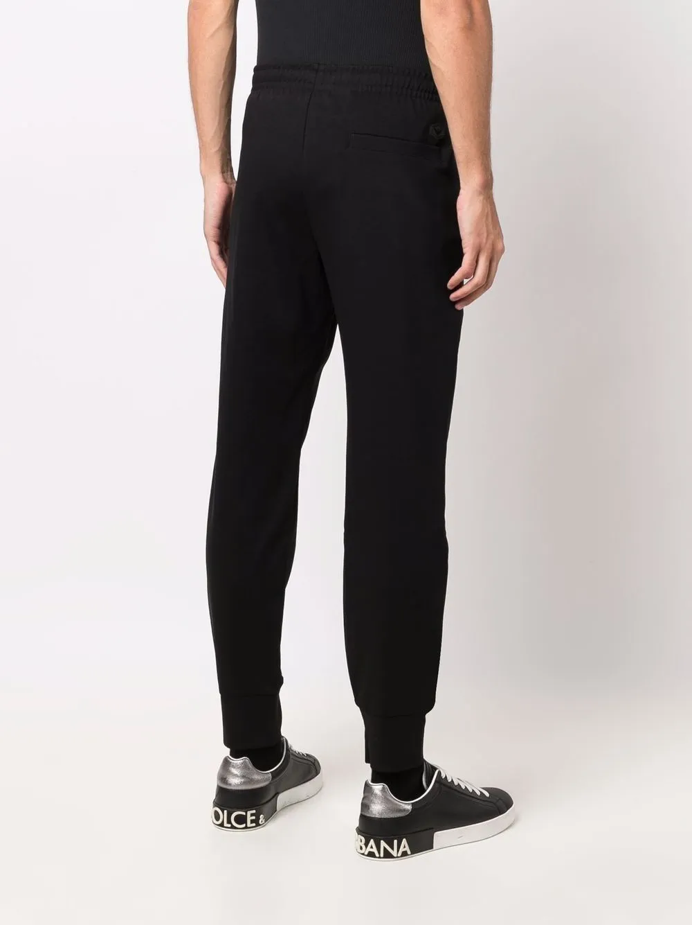 Emporio Armani Mid-Rise Slim-Fit Track Pants