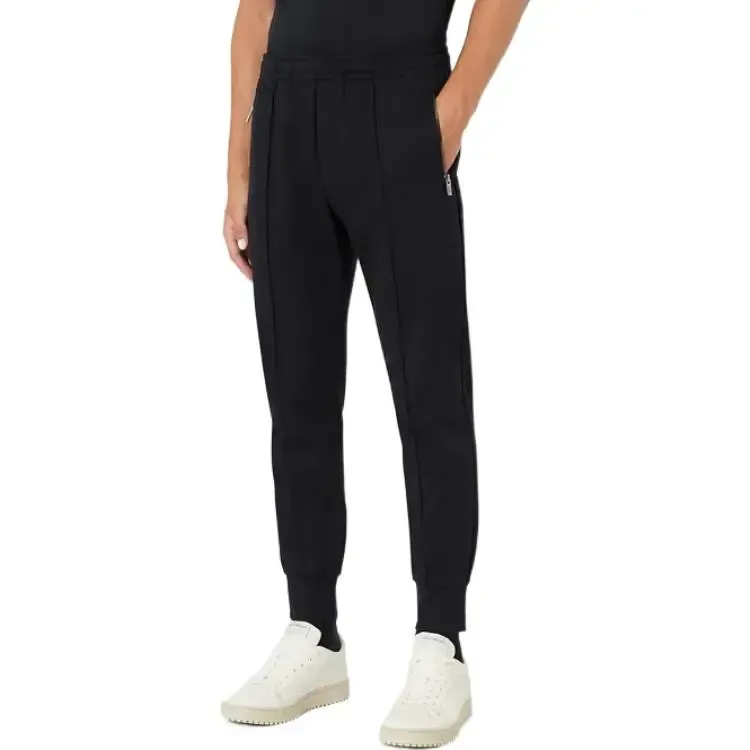 Emporio Armani Mid-Rise Slim-Fit Track Pants
