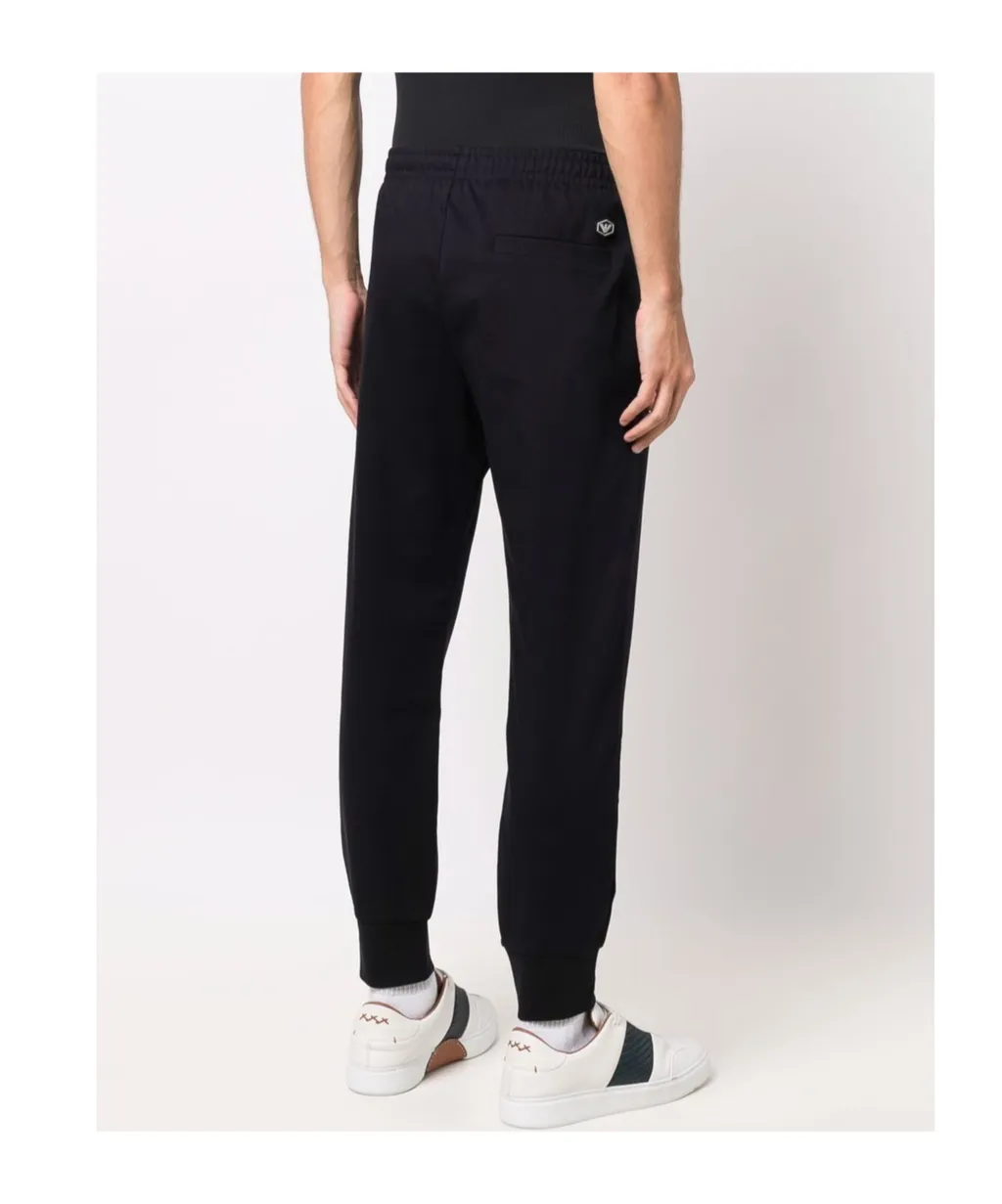 Emporio Armani Mid-Rise Slim-Fit Track Pants