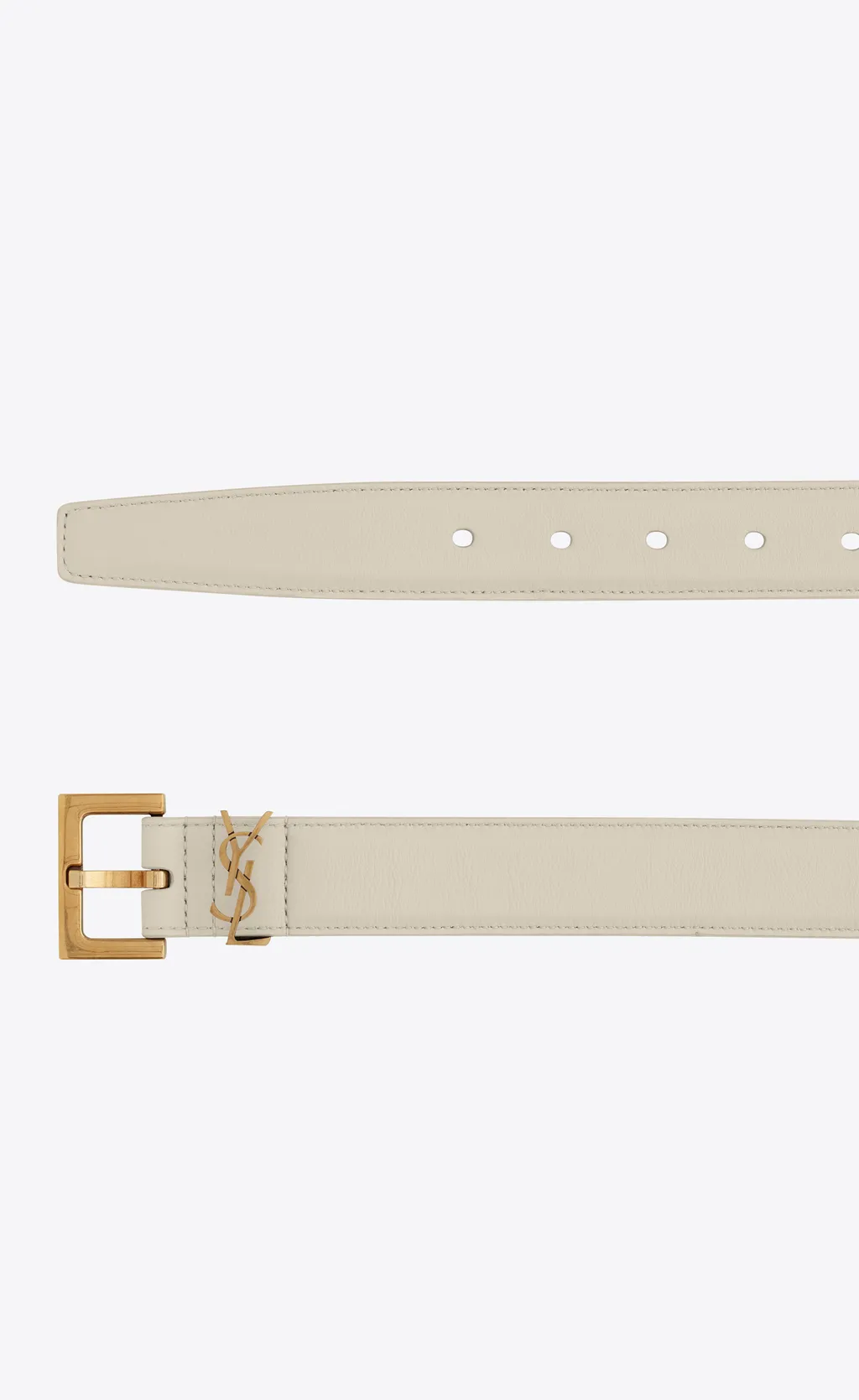 Saint Laurent Monogram Buckled Belt