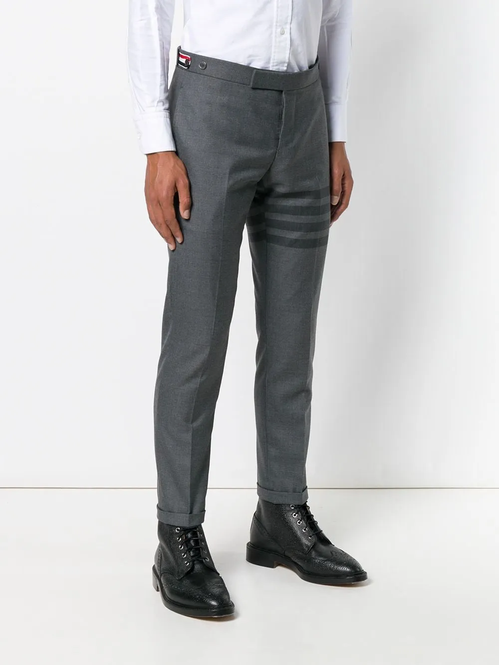 4-Piece Slim Casual Pants With Decorative Patterns