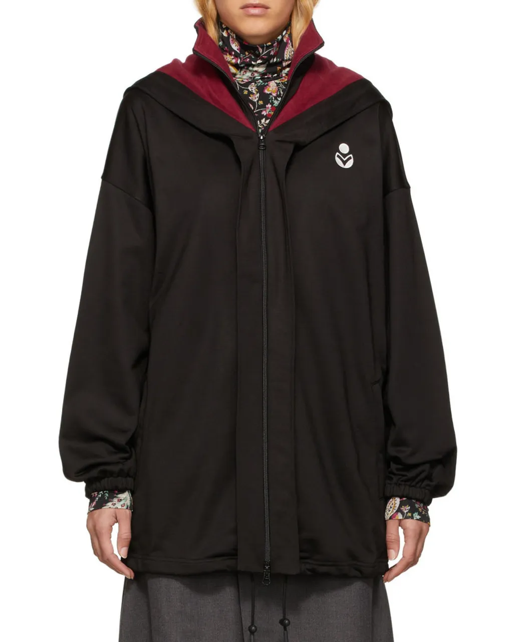 Logo-Print Hooded Jacket