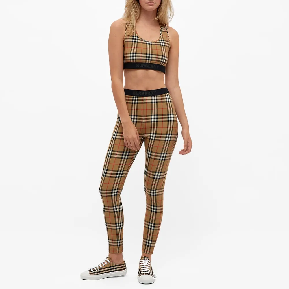 Burberry Vintage Check Sports Bra