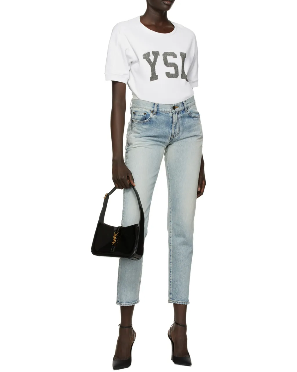Le 5 à 7 Patent-Leather Shoulder Bag