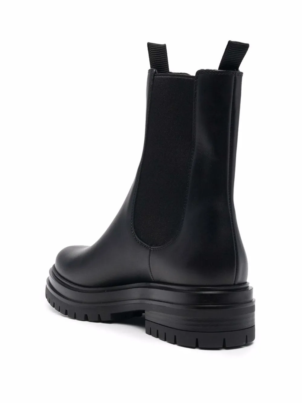 Gianvito Rossi Round-Toe Ankle Chelsea Boots
