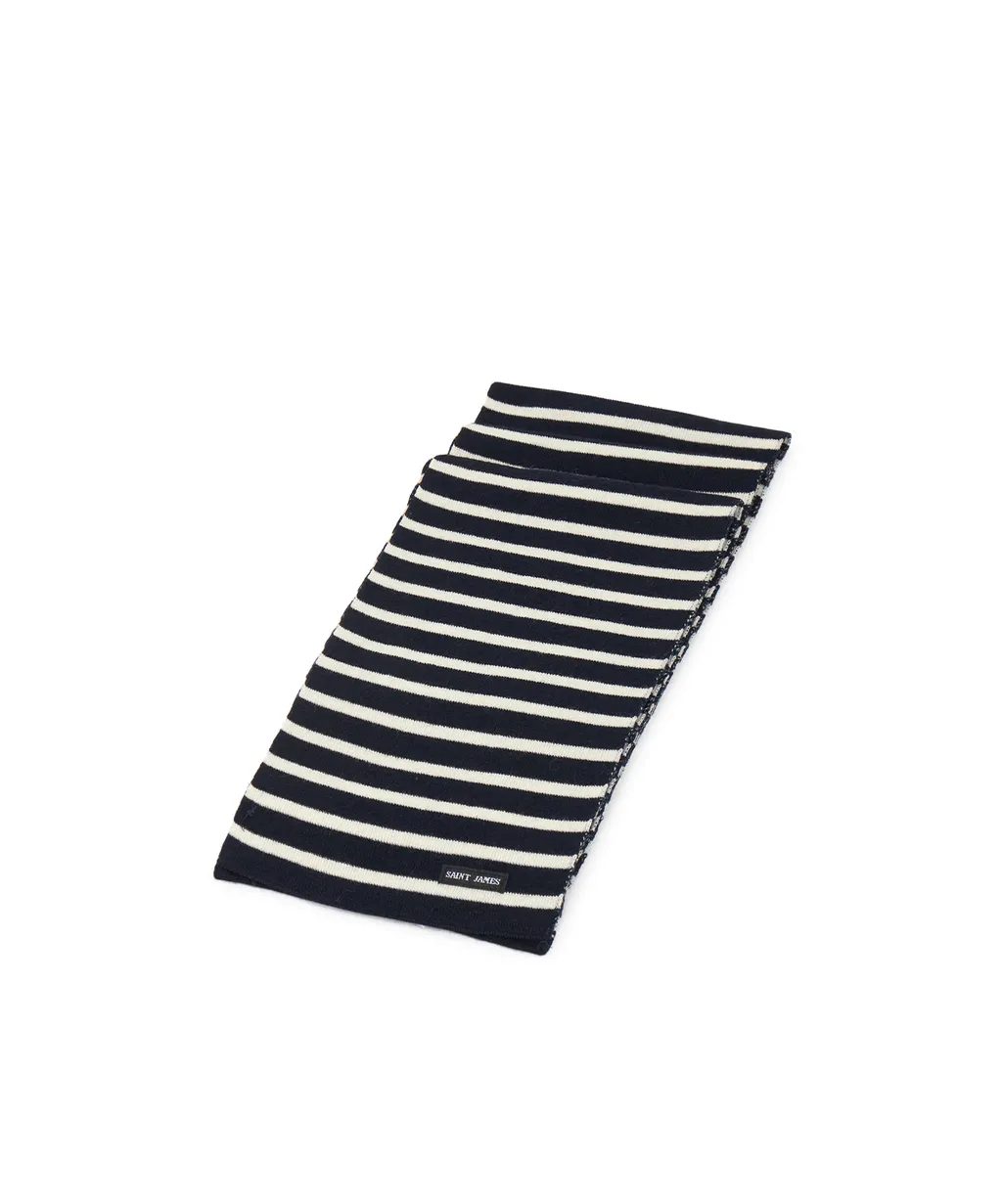 Striped Knitted Scarf