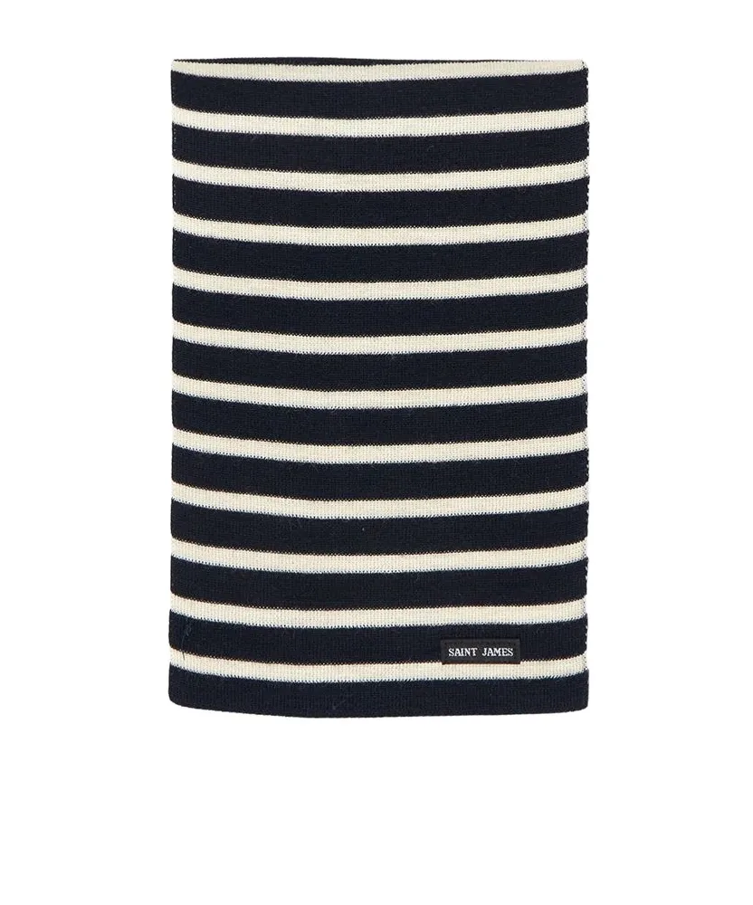 Striped Knitted Scarf