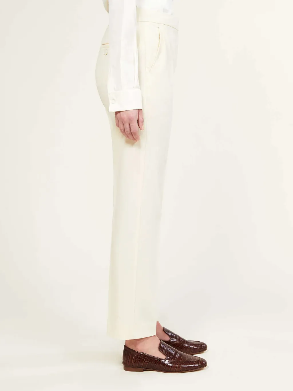 Fold Design Casual Pants