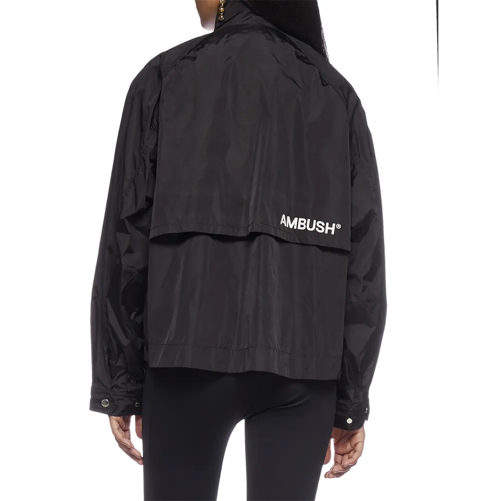 Logo-Print Hooded Jacket