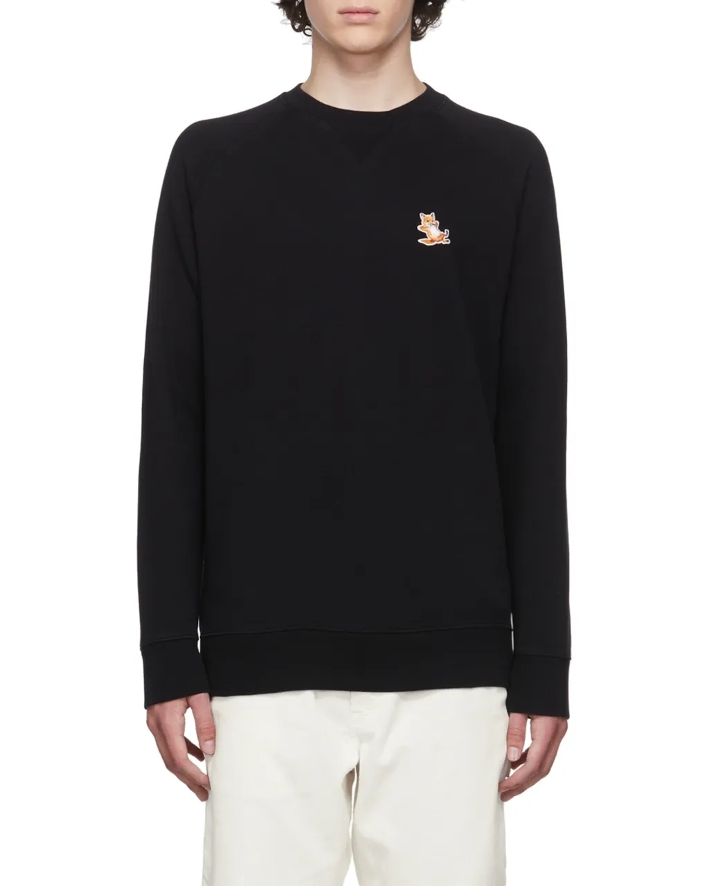 Chillax Fox Patch Sweatshirt