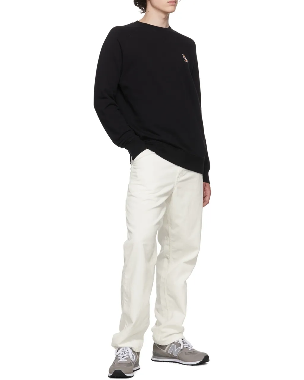 Chillax Fox Patch Sweatshirt