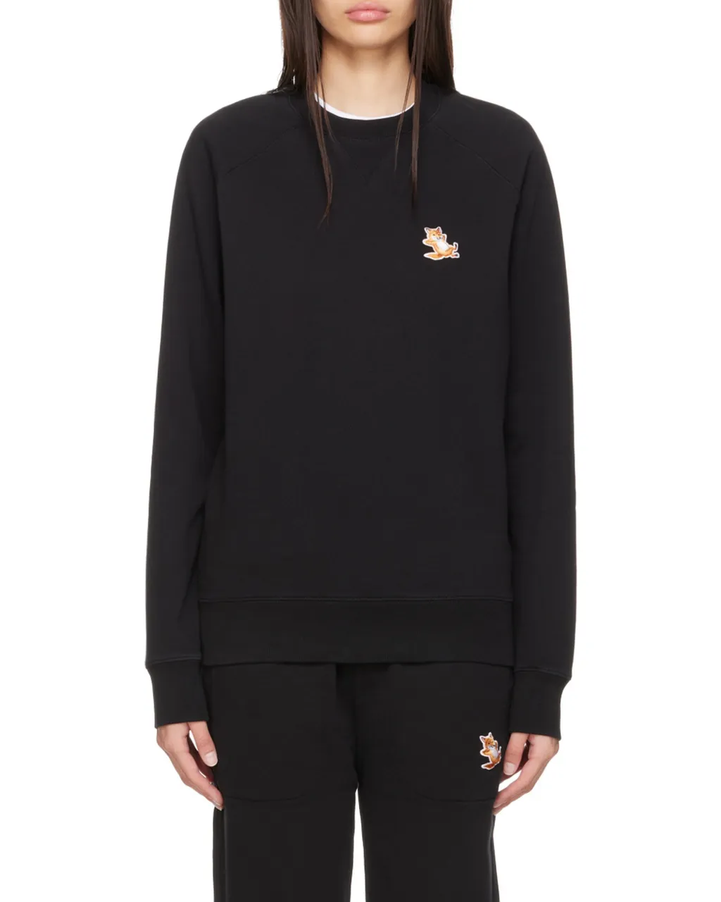 Chillax Fox Patch Sweatshirt