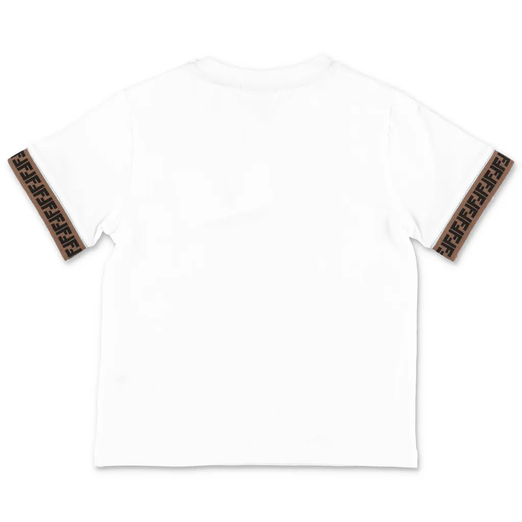 Fendi Kids Ff Edge Crewneck T-Shirt