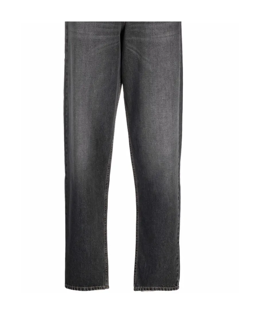 High-Rise Tapered Jeans