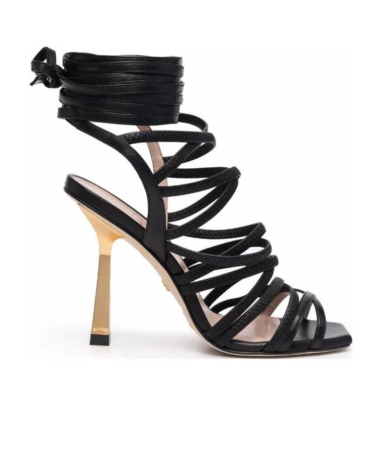Black Open-Toed Sandals