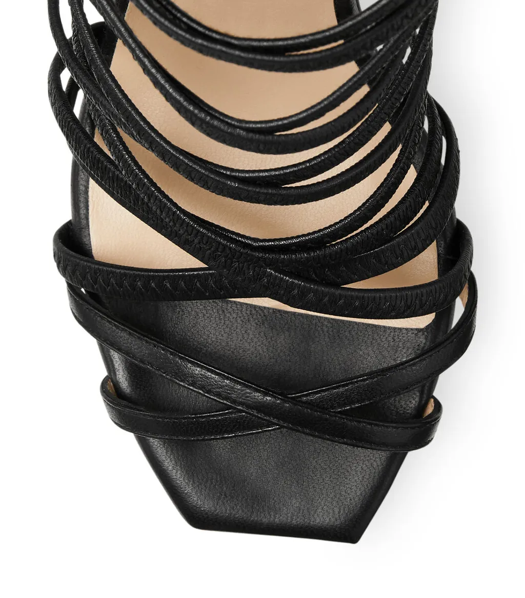 Black Open-Toed Sandals