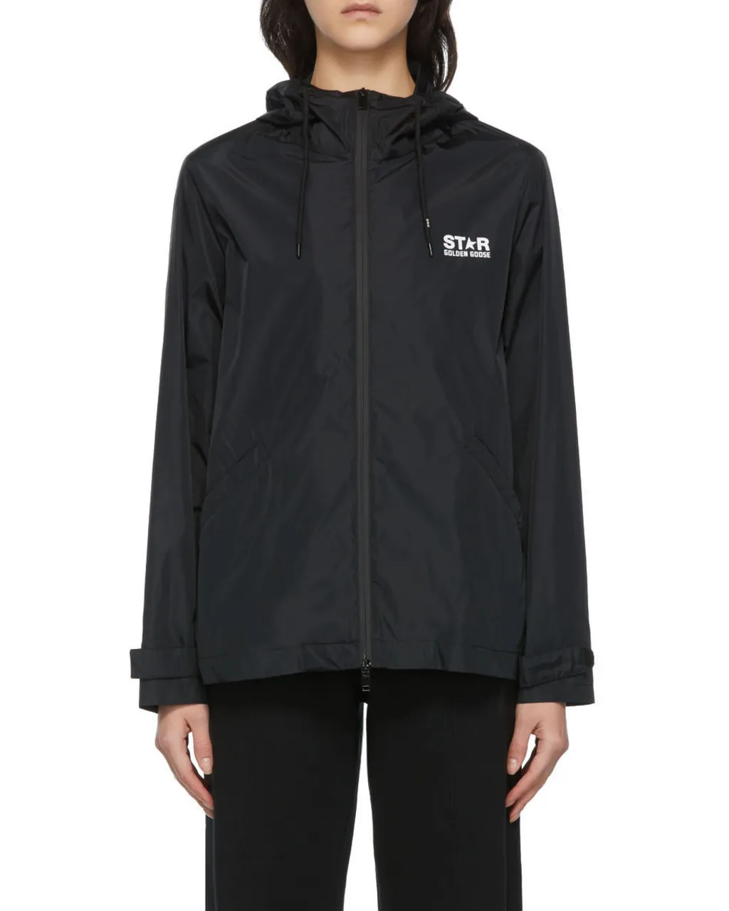 Golden Goose Deluxe Brand Star Printed Hooded Windbreaker