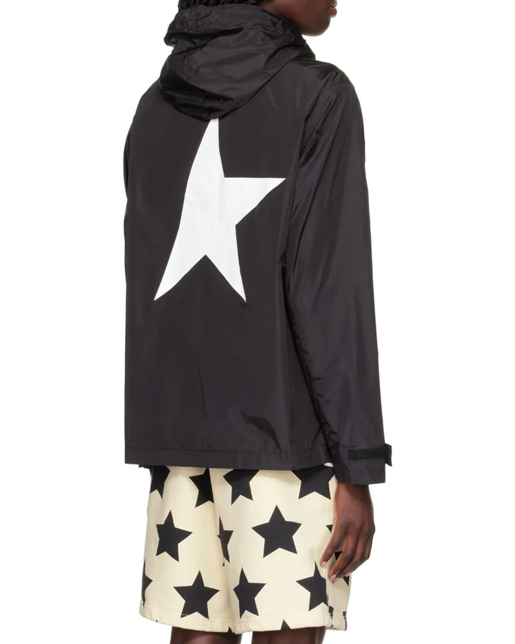 Golden Goose Deluxe Brand Star Printed Hooded Windbreaker