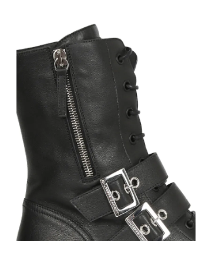Giuseppe Zanotti Urban Biker Buckle Detailed Boots